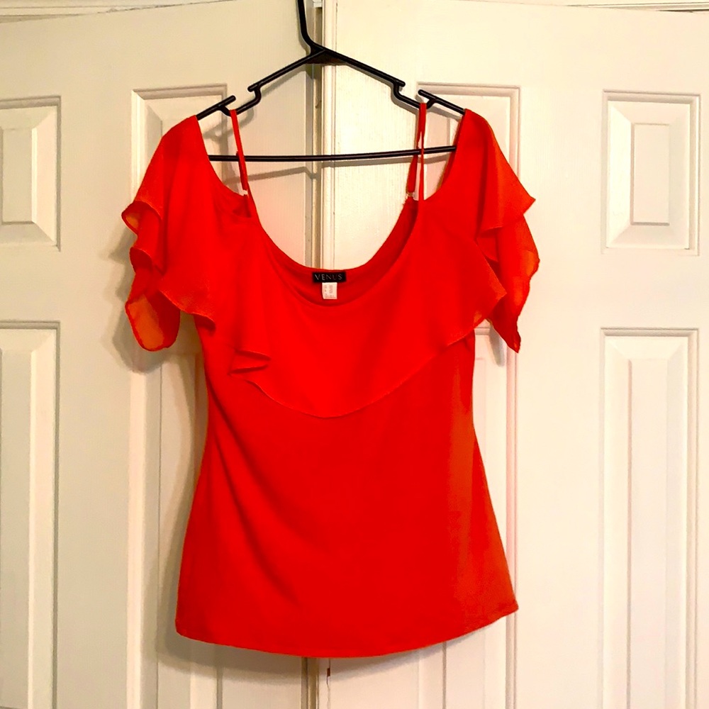 Ruffle Cold Shoulder , VENUS
